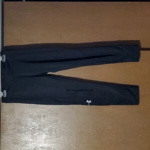 Under Armour Youth black legging style track pants